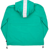 Light Nylon Full Zip Mens Jacket - Aqua