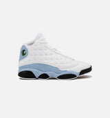 Air Jordan 13 Retro Blue Grey Mens Lifestyle Shoe - White/Blue Grey/Black/Yellow Ochre