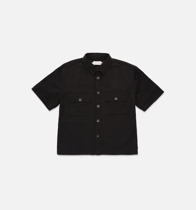 HTG Shop Mens Short Sleeve Shirt - Black