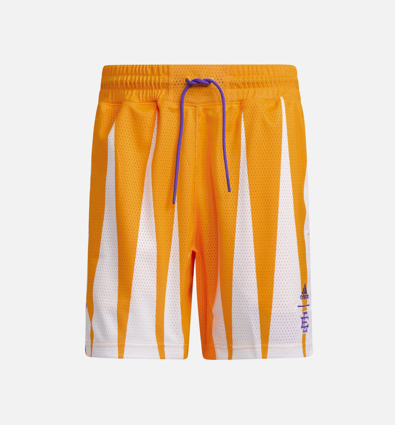 Eric Emanuel Hoops Summer Essentials Shorts Mens Shorts - Solar Gold