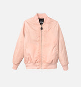 Stussy Flight Satin Bomber Jacket Men's - Peach