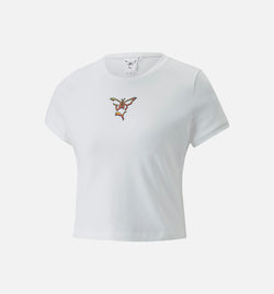 PUMA 534737 02
 Dua Lipa Slim Tee Womens T-Shirt - White Image 0