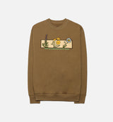 Poppy Crew Mens Crew - Brown