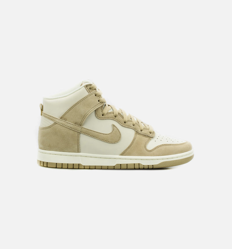 Dunk High Tan Suede Mens Lifestyle Shoe - Beige/White