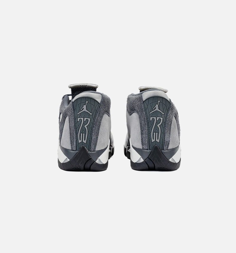 Air Jordan 14 Retro Flint Grey Grade School Lifestyle Shoe - Flint Grey/Stealth White