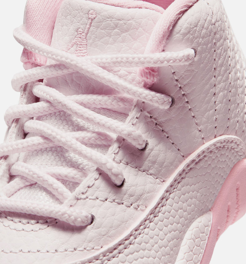Air Jordan 12 Retro Pearl Pink Infant Toddler Lifestyle Shoe - Pearl Pink/Medium Soft Pink