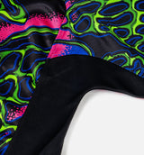 Nigerian Goalkeeper Long Sleeve Mens Jersey - Black/Transparent Pink/White