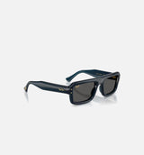 A$AP Rocky x Flacko Puffer Mens Sunglasses - Polished Transparent Dark Blue/Ultra Black