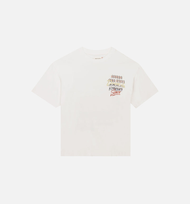 Feature Presentation Mens Short Sleeve Shirt - Bone