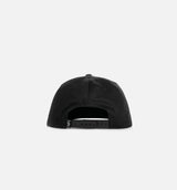 Script Snapback Mens Hat - Black