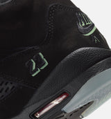 Air Jordan 5 Retro Halloween Grade School Lifestyle Shoe - Black/Picante Red/Glow N The Dark