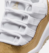 Air Jordan 11 Retro Low Mothers Day Infant Toddler Lifestyle Shoe - White/Metallic Gold/Team Gold