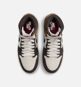 Air Jordan 1 Retro High OG Love Letter Grade School Lifestyle Shoe - Shadow Brown/Team Red/Light British Tan