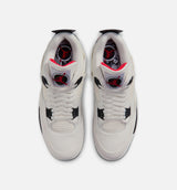 Air Jordan 4 Retro Flight Club Mens Lifestyle Shoe - Sail/Black/University Red Free Shipping