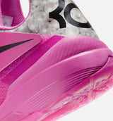 KD IV Aunt Pearl Mens Lifestyle Shoe - Pinkfire 2/Black/Metallic Silver