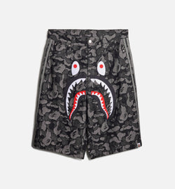 adidas KF4917 Bape Shark Denim Mens Short - Black – ShopNiceKicks.com