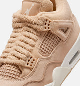 Air Jordan 4 Retro Cozy Girl Womens Lifestyle Shoe - Hemp/Light Orewood Brown