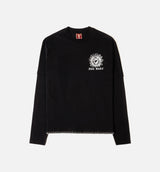 Hail Mary Mens Long Sleeve Shirt (Black/White)