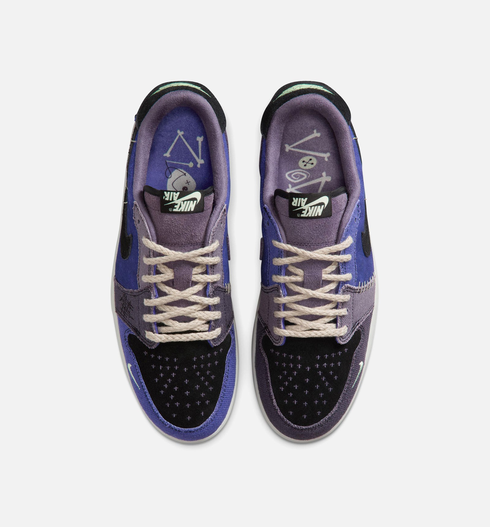 Jordan IH2309-500 Air Jordan 1 Low OG Regency Purple and Dark