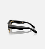 Mega Clubmaster Asap Mens Sunglasses - Black/Gold