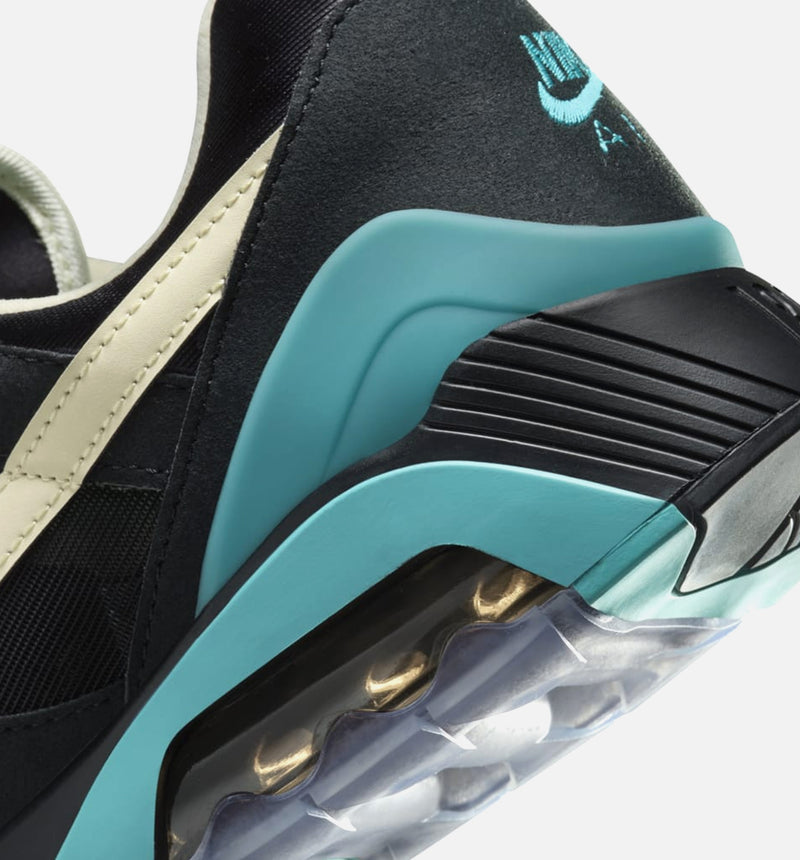 Air Max 180 Black and Dusty Cactus Mens Lifestyle Shoe - Black/Dusty Cactus/Alabaster