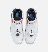 Air Jordan 8 Retro White And True Red Mens Lifestyle Shoe - White/Black/True Red