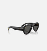 A$AP Rocky x Aviator Puffer Mens Sunglasses - Polished Black/Dark Blue