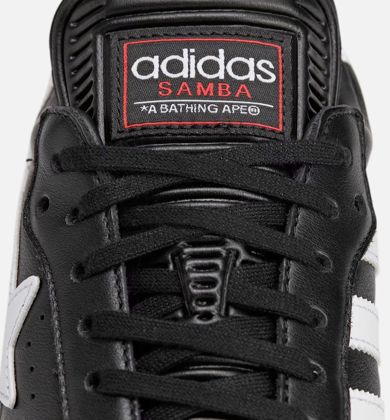 adidas JR9246 Samba Bape Mens Lifestyle Shoe - Core Black/Cloud White/Gum ShopNiceKicks.com adidas JR9246 Samba Bape Mens Lifestyle Shoe - Core Black/Cloud White/Gum ShopNiceKicks.com