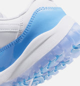 Air Jordan 11 Retro Low University Blue Preschool Lifestyle Shoe - White/University Blue/Black Free Shipping