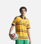 Jamaica 26 X Bob Marley Home Authentic Mens Jersey - Bold Gold
