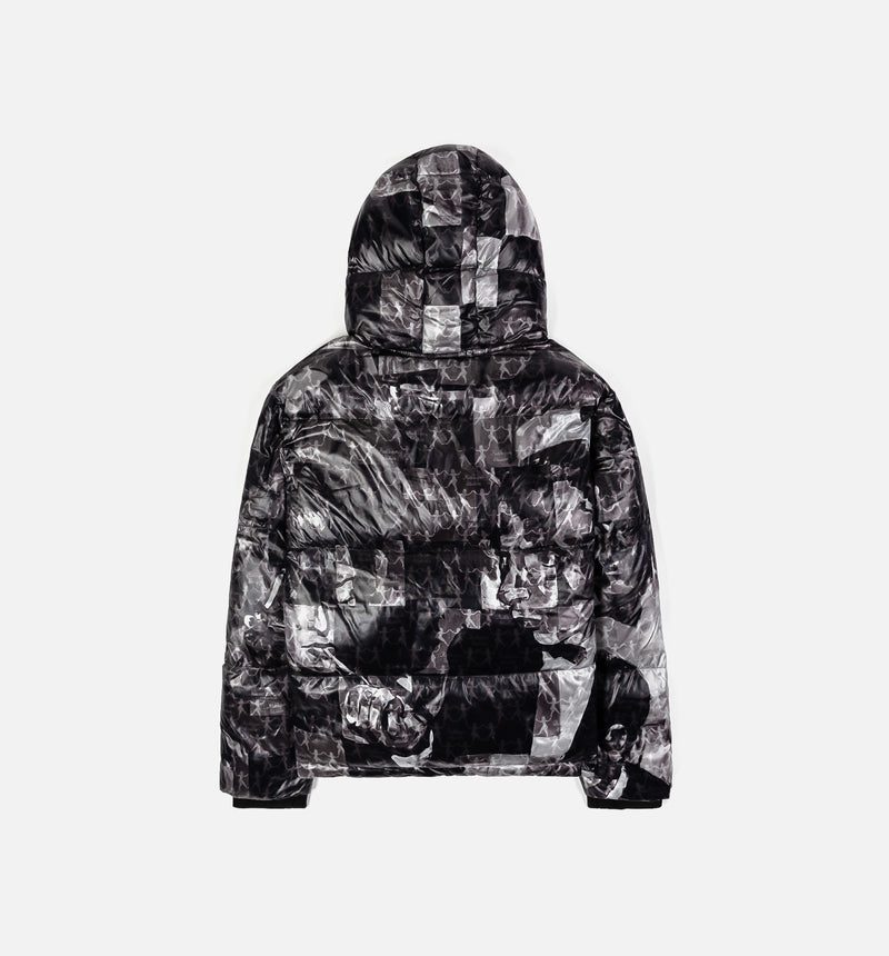 Puma x Kidsuper All Over Print Puffer Mens Jacket - Black