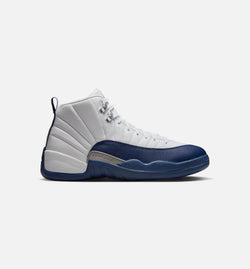 JORDAN CT8013-114
 Air Jordan 12 Retro French Blue Mens Lifestyle Shoe - White/French Blue/Metallic Silver/Varsity Red Image 0
