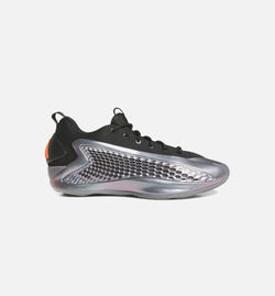 ADIDAS JQ8898
 Anthony Edwards 1 Low Iron Sharpens Mens Basketball Shoe - Iron Metallic/Core Black/Solar Orange) Image 0