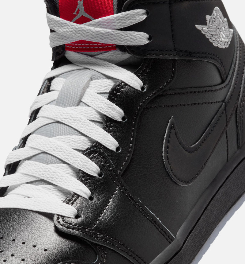 Air Jordan 1 Mid SE Mens Lifestyle Shoe - Black/Grey