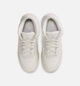 Air Jordan 3 Retro Sail and Jade Aura Grade School Lifestyle Shoe - Sail/Aura/Jade Aura/Iris Whisper