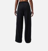 Flight Fleece French Terry Snap Womens Pant - Black/University Red
