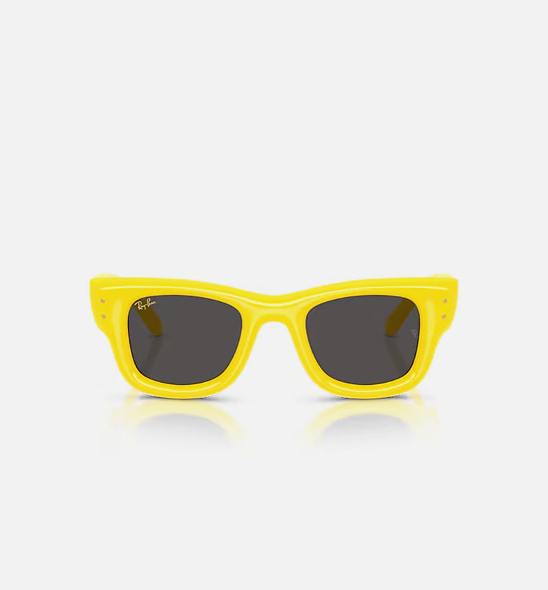 The Wayfarer Puffer by A$AP Rocky Mens Sunglasses - Yellow