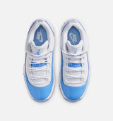 Air Jordan 11 Retro Low University Blue Preschool Lifestyle Shoe - White/University Blue/Black Free Shipping