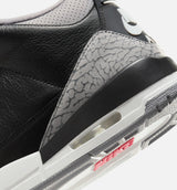 Air Jordan 3 Retro Black Cement Mens Lifestyle Shoe - Black/Fire Red/Cement Grey/Summit White