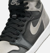 Air Jordan 1 Retro High OG Satin Shadow Womens Lifestyle Shoe - Black/Medium Grey/White