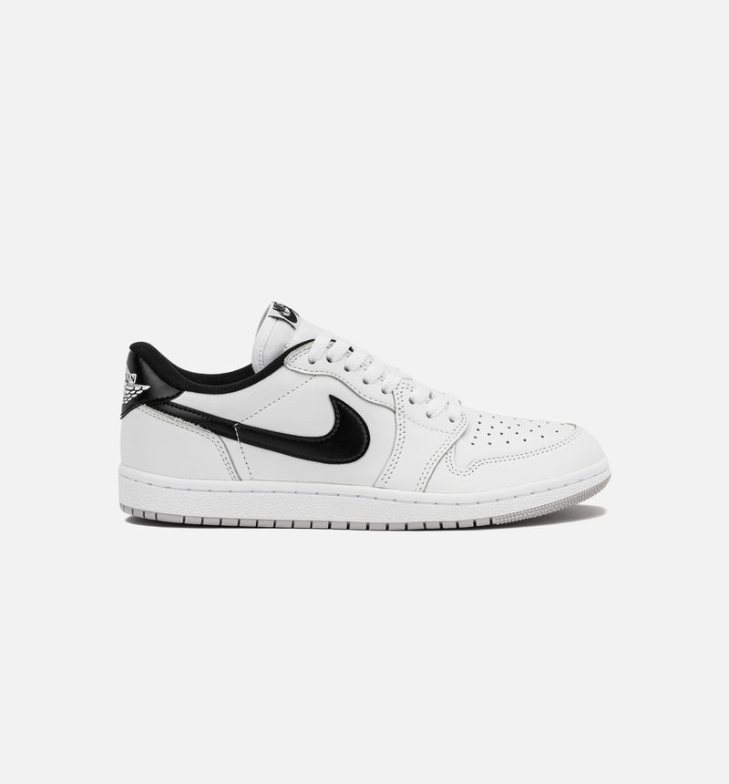 Air Jordan 1 Low 85 Metallic Black Mens Lifestyle Shoe - White/Black/Neutral Grey