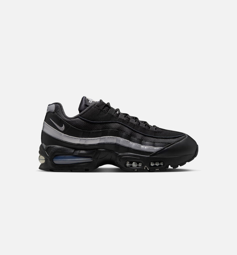 Air Max 95 Big Bubble OG Reflective Accents Mens Lifestyle Shoe - Black/Black/White/Metallic Silver