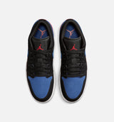 Air Jordan 1 Low Mens Lifestyle Shoe - Black/Summit White/True Blue/Varsity Red)