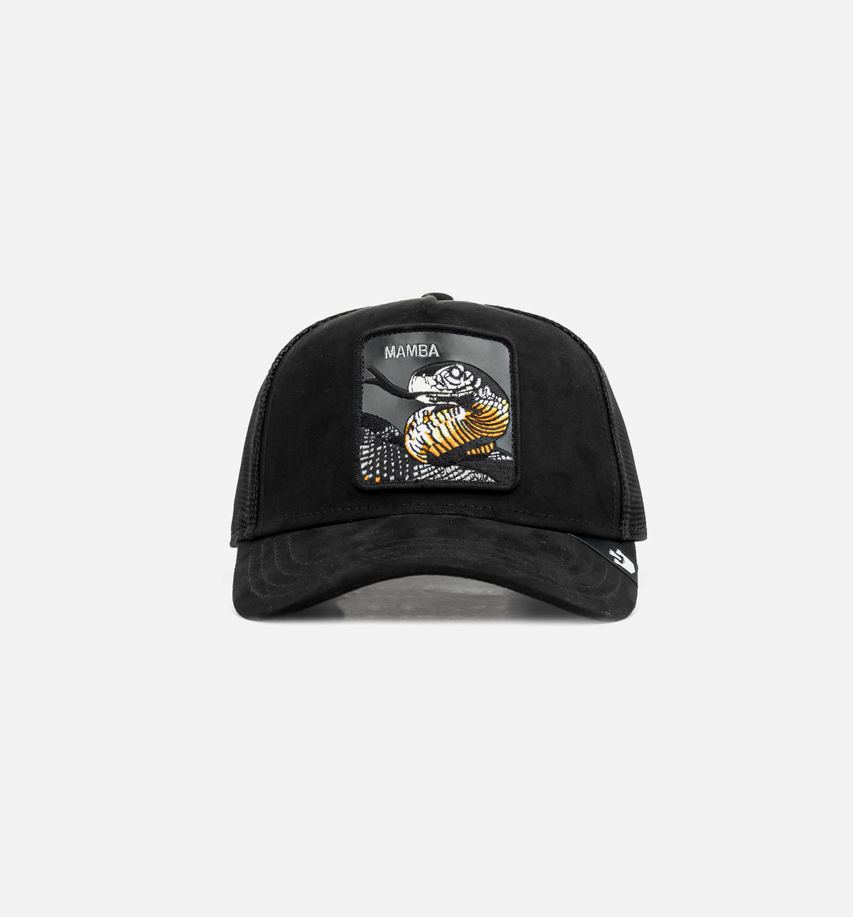 Goorin Brothers 101-1818 Mamba Suede Trucker Mens Hat - Black