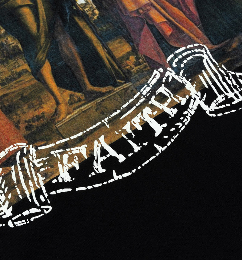The Faith Mens Short Sleeve Shirt - Black/White