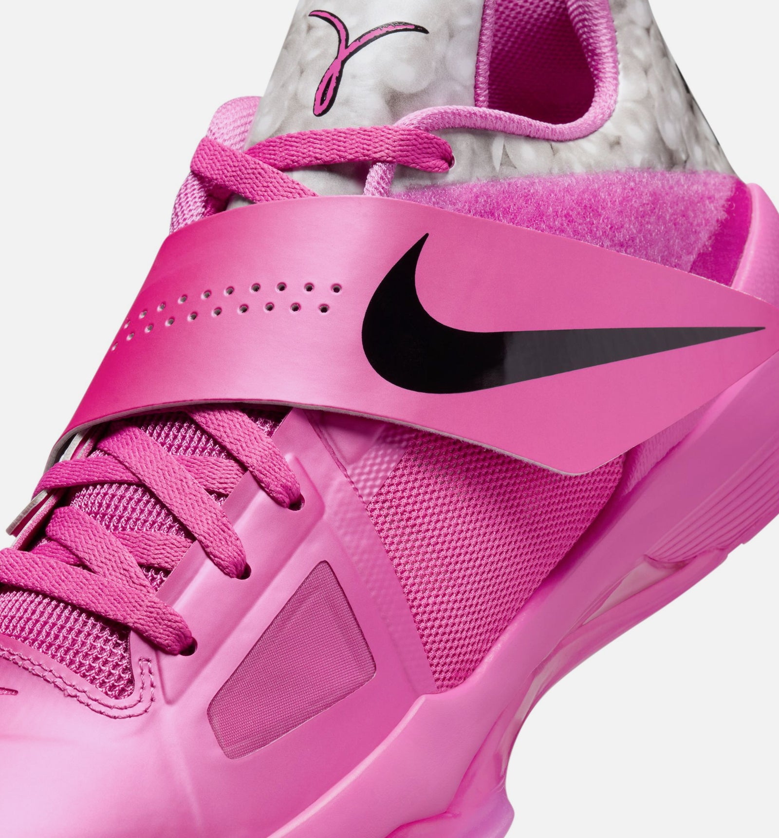 Nike HF9098-600 KD IV Aunt Pearl Mens Lifestyle Shoe - Pinkfire 2
