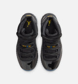 Air Jordan 11 Retro Gamma Preschool Lifestyle Shoe - Black/Gamma Blue/Varsity Maize Limit One Per Customer