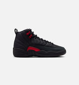 Air Jordan 12 Retro Bloodline Grade School Lifestyle Shoe - Black/Varsity Red Free Shipping