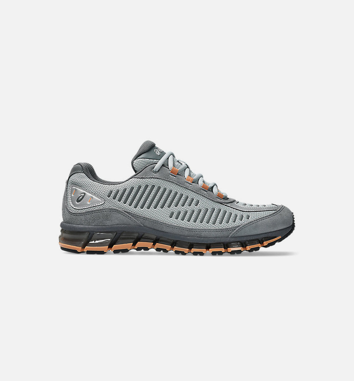 ASICS Gel-Quantum 360 ht gray mesh running sneakers with darker gray logo Gel-Quantum 360 I AMP in Black/Graphite Grey – SVRN main image 4