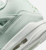 Air Jordan 4 Retro Abundance Womens Lifestyle Shoe - Seafoam/Sail/Metalic Silver